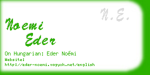 noemi eder business card